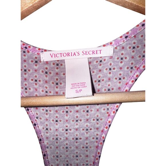 Victoria’s Secret Pink Floral Nightgown Sleep Dress Small Petite - Picture 5 of 5